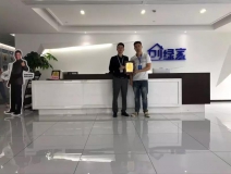 熱烈祝賀王總簽約創(chuàng)綠家南京市區(qū)級代理！