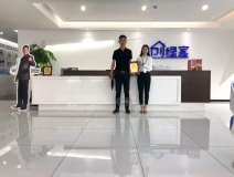 熱烈祝賀陳總簽約創(chuàng)綠家江蘇省南京市溧水縣區(qū)級(jí)代理！